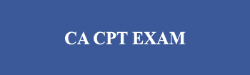 CA CPT EXAM