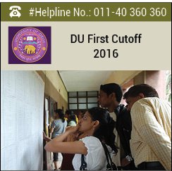 DU-1st-Cutoff-2016